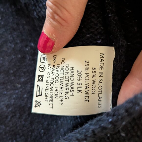 Alphabet Knitted Sweater "B" - Unisex L -Harry Potter Christmas Jumper Official - Picture 4 of 5